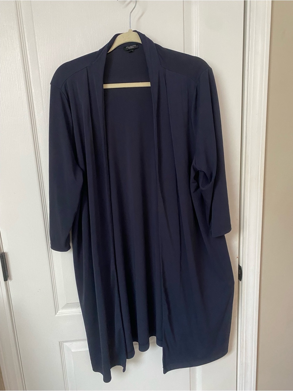 Talbots Navy Blue Plus Top